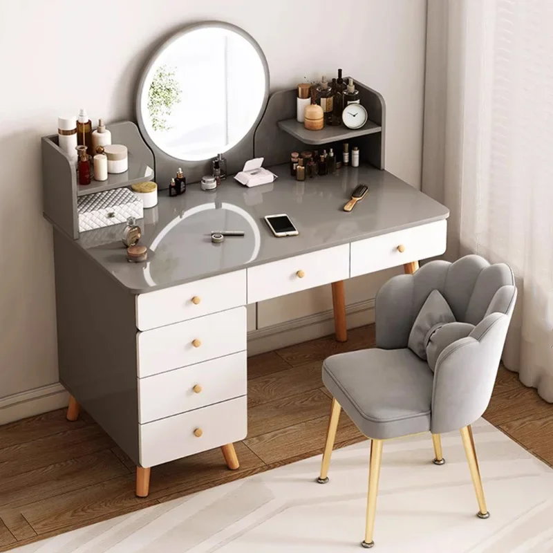 Z. A. Furniture - z Multifunctional Mirrors Dressing Table Chair