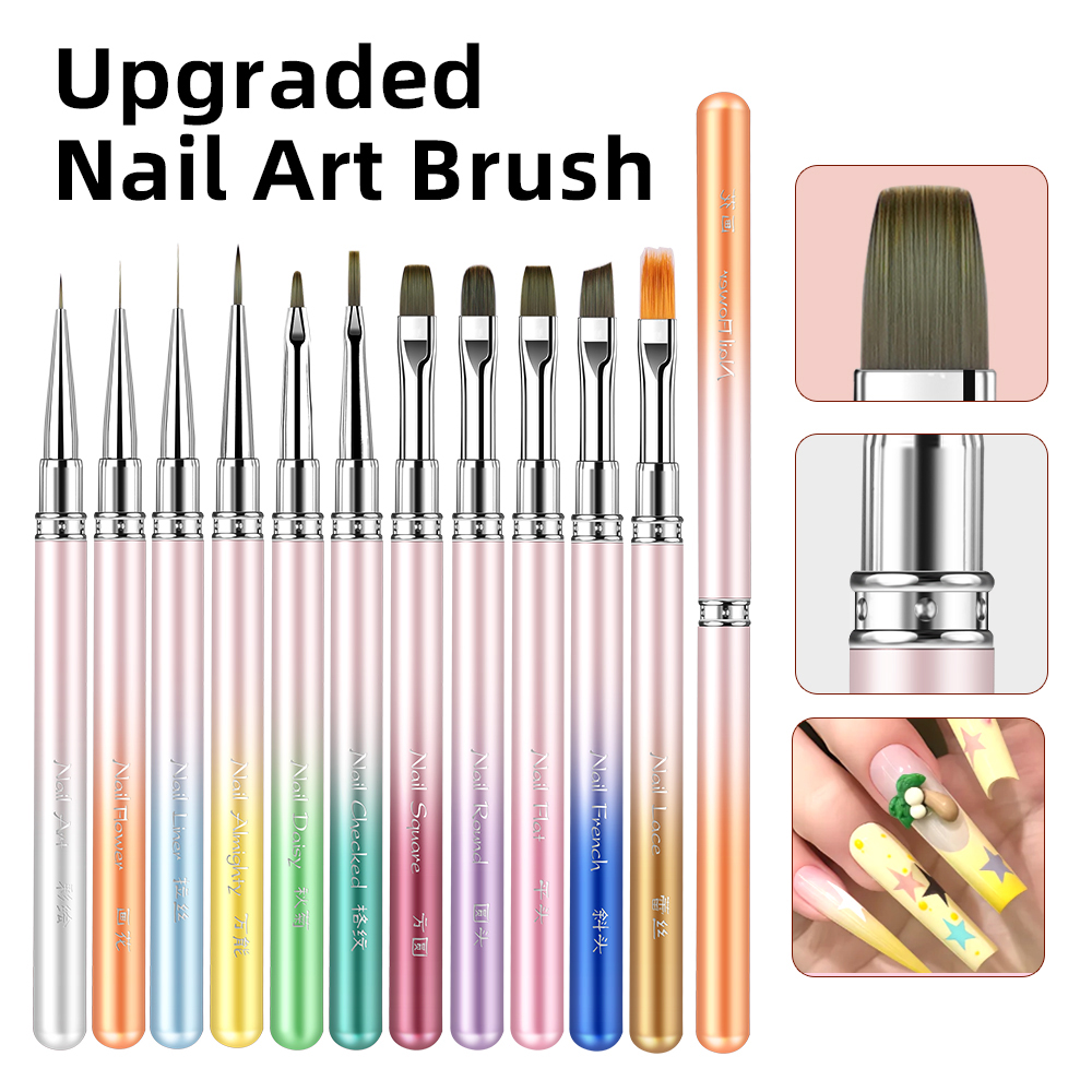 Furniture Hardware Nails - 11pcs Special Nail Art Brush Set