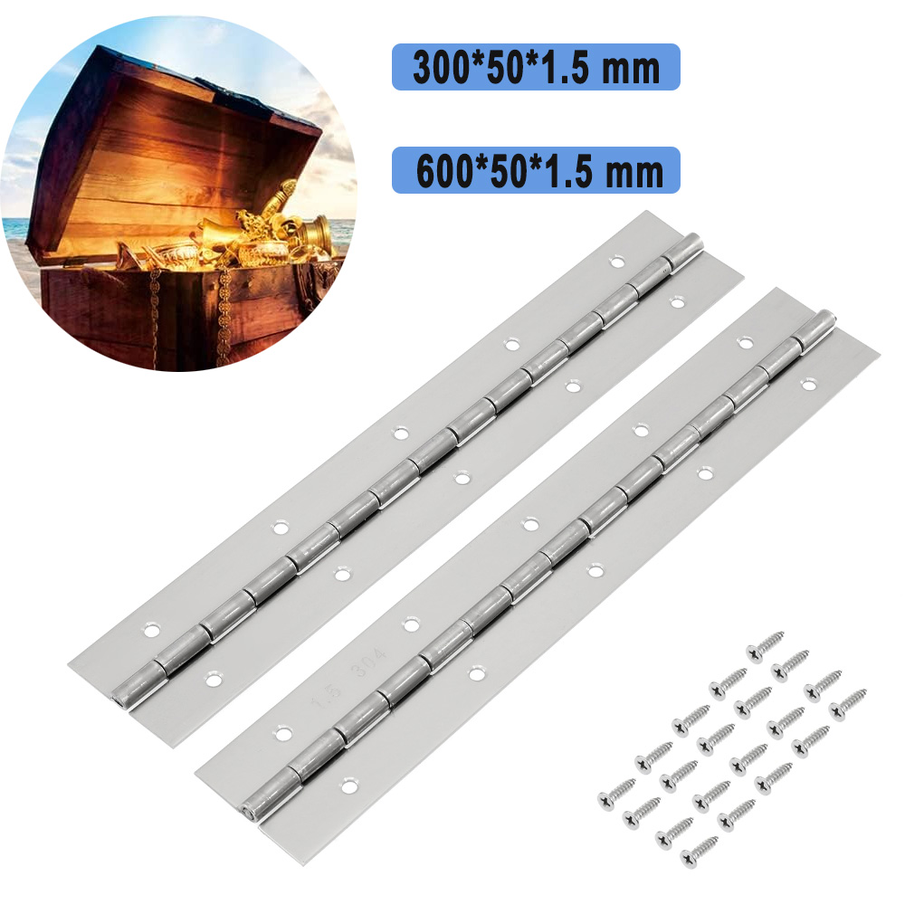 2Pcs 304 Stainless Steel Furni - огляд і ціна Piano Hinge Continuous