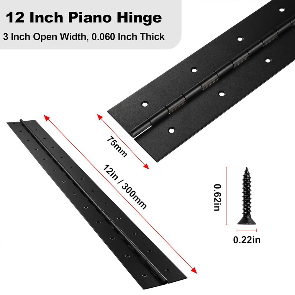 6in-20in Black Piano Hinges He - огляд і ціна Piano Hinge Continuous