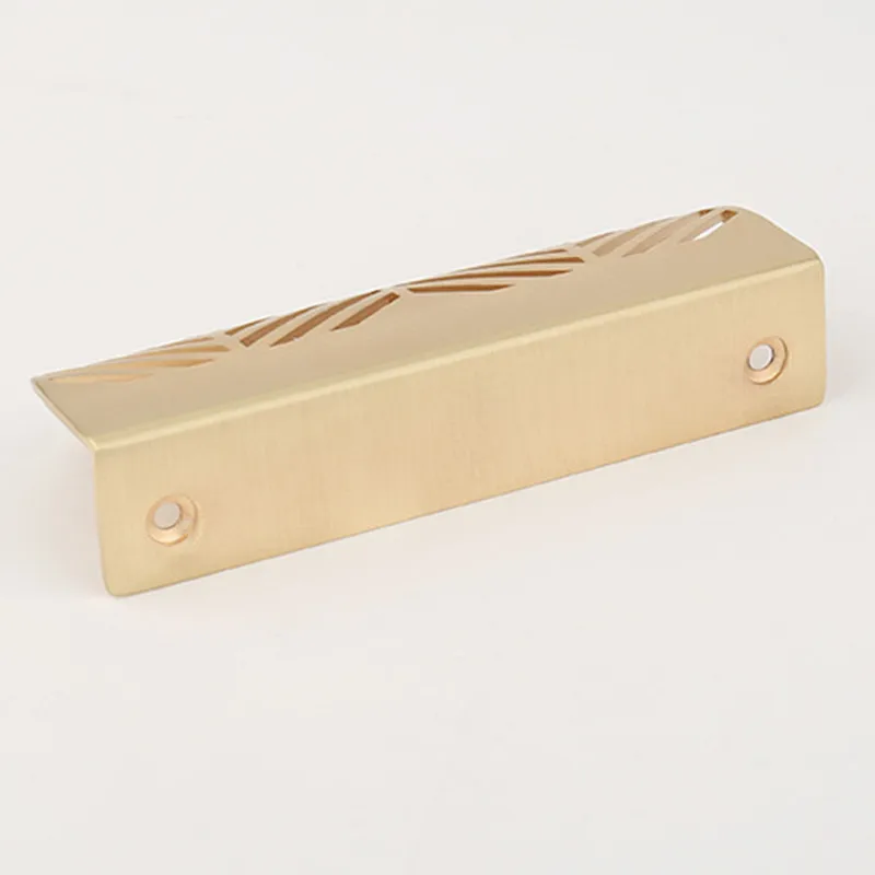 2026 New Leaf Shape Brass Draw - огляд і ціна Furniture Hardware Wholesale