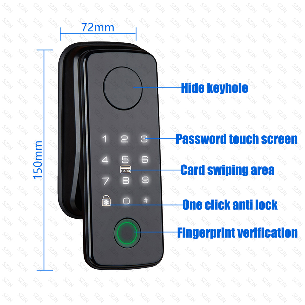 TTLock Auto Smart Fingerprint  - огляд і ціна Door Handle Bar