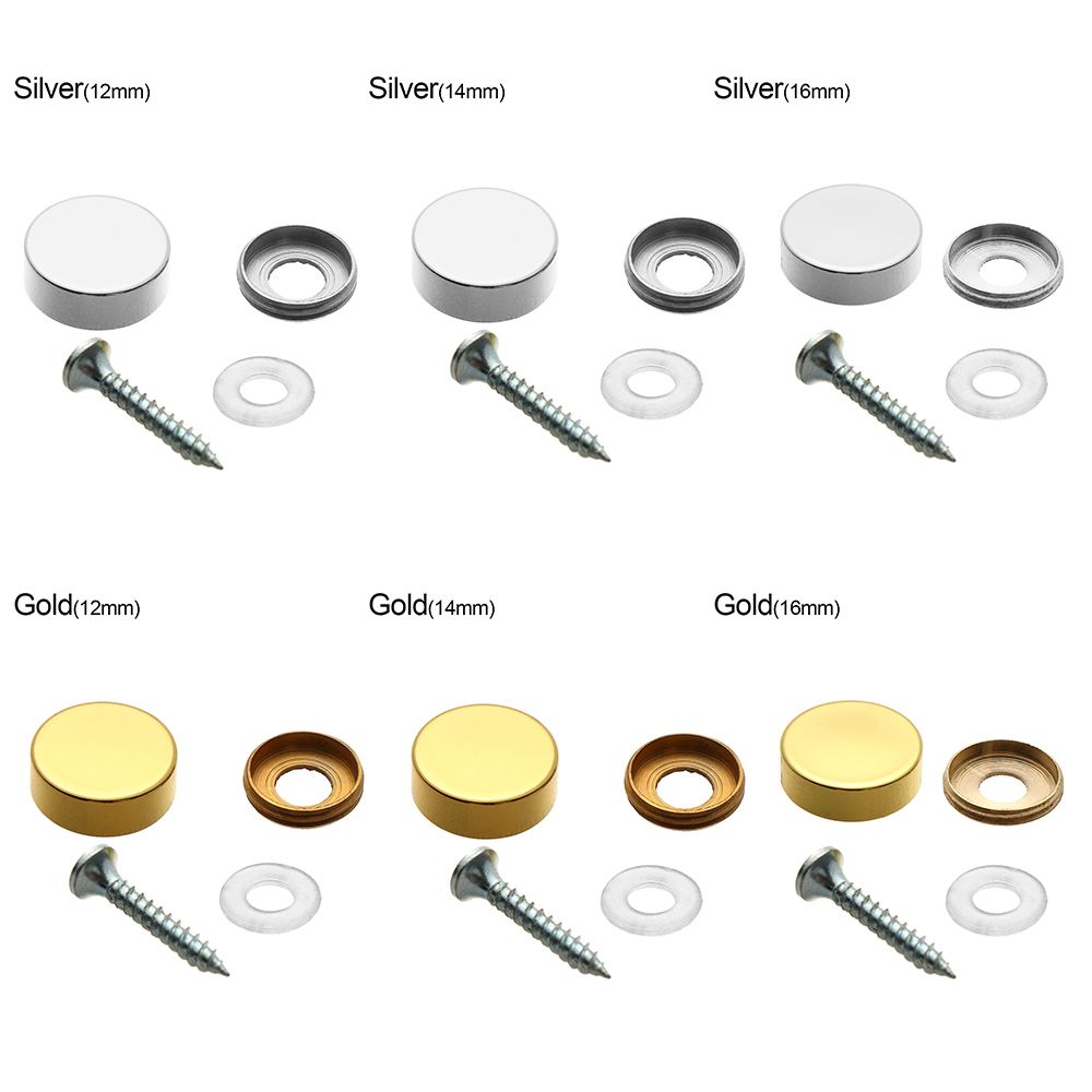 4 Sets Mirror Fasteners Screws - огляд і ціна Furniture Hardware Nails
