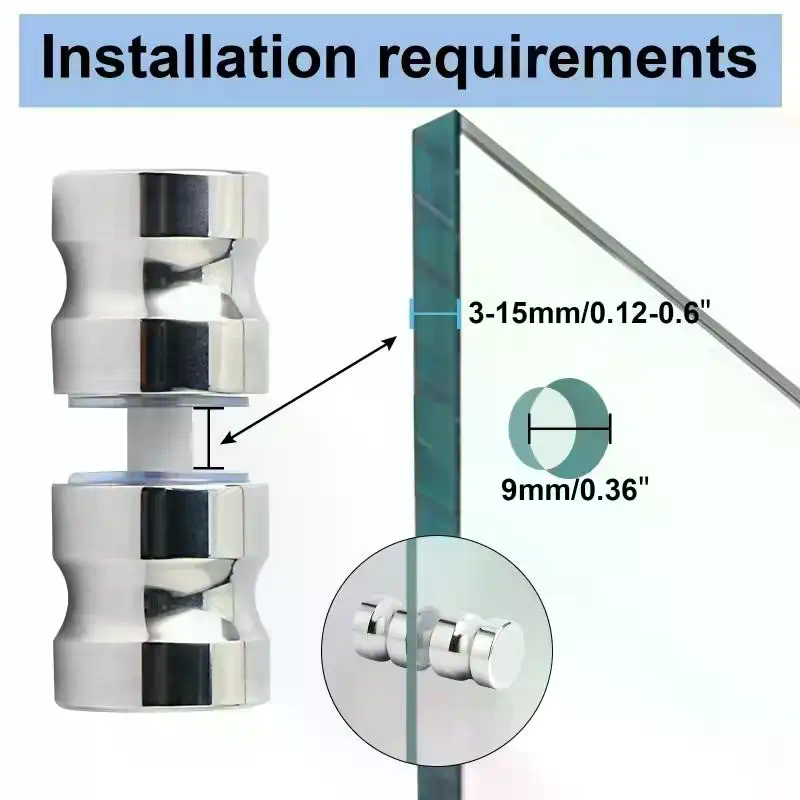 Stylish Shower Glass Door Hand - огляд і ціна Door Handle Bar