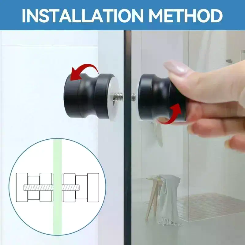 Stylish Shower Glass Door Hand - огляд і ціна Door Handle Bar