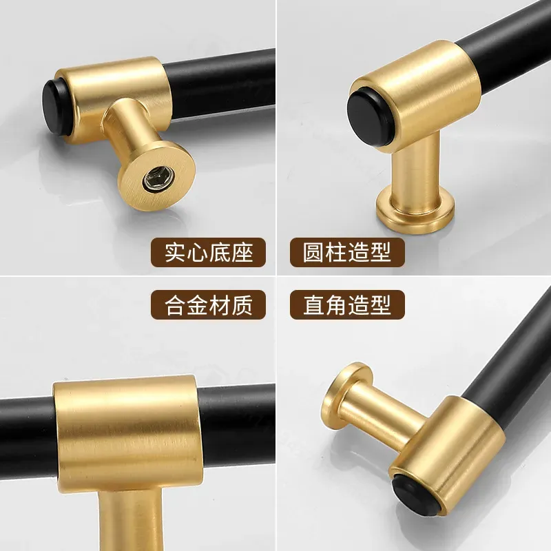 Modern Simple Nordic Black Gol - огляд і ціна Furniture Hardware Wholesale