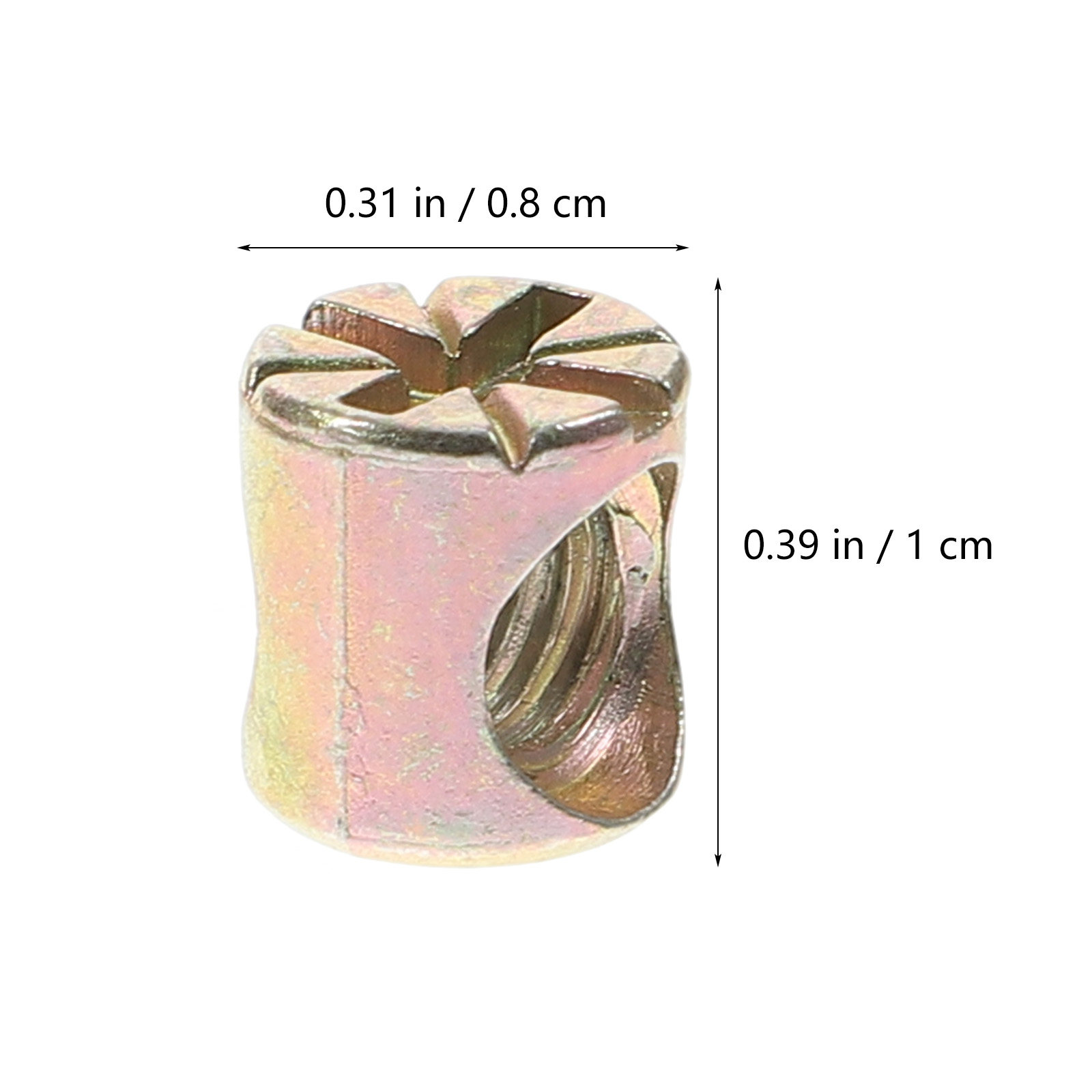 20Pcs M6 Barrel Nut Zinc Alloy - огляд і ціна Furniture Hardware Barrel Nut