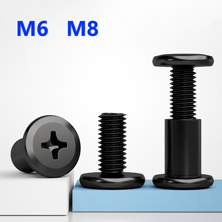 Black Carbon Steel Chicago Scr - огляд і ціна Furniture Hardware Barrel Nut