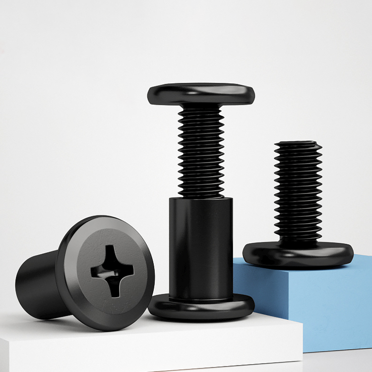 Black Carbon Steel Chicago Scr - огляд і ціна Furniture Hardware Barrel Nut
