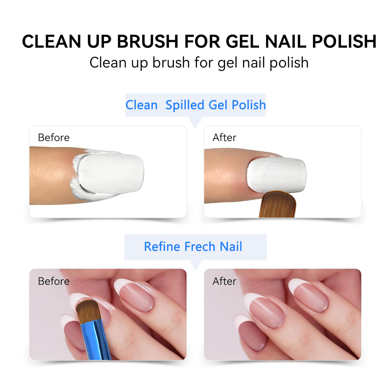 Kolinsky French Nail Art Brush - огляд і ціна Furniture Hardware Nails