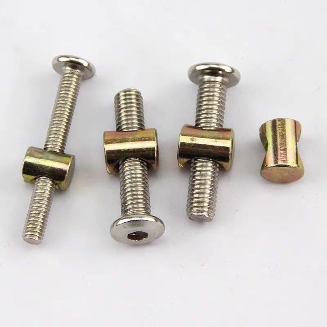 20pcs/Lot Carbon Steel Furnitu - огляд і ціна Furniture Hardware Barrel Nut