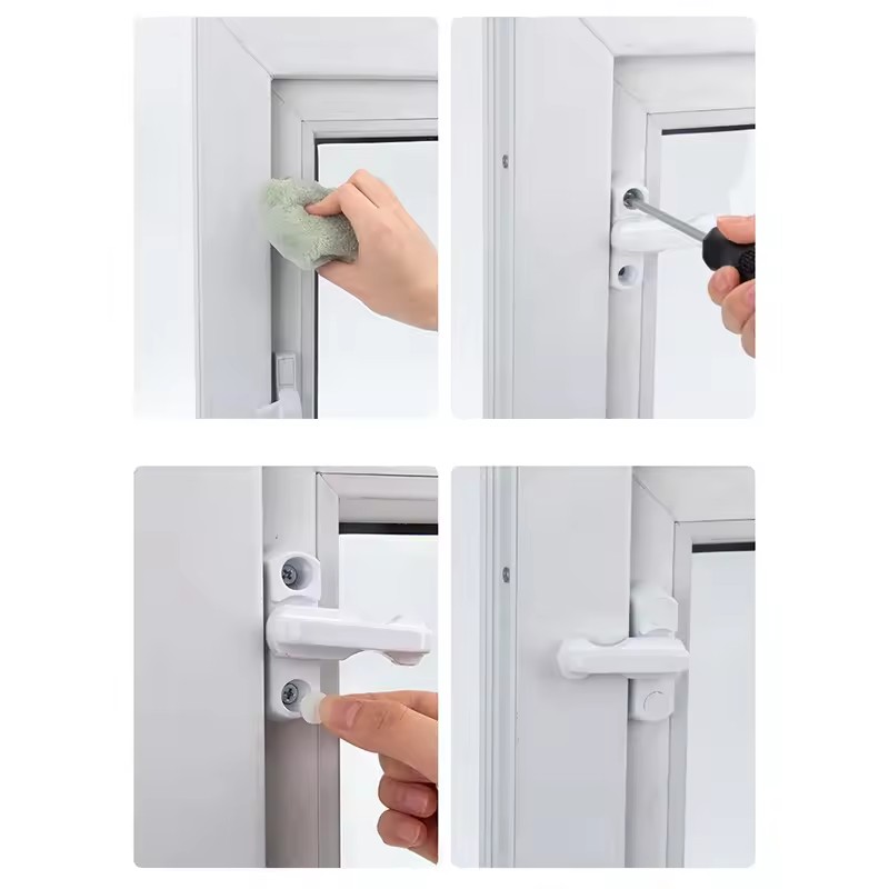 Window Door Sash Lock Plastic  - огляд і ціна Door Handle Bar