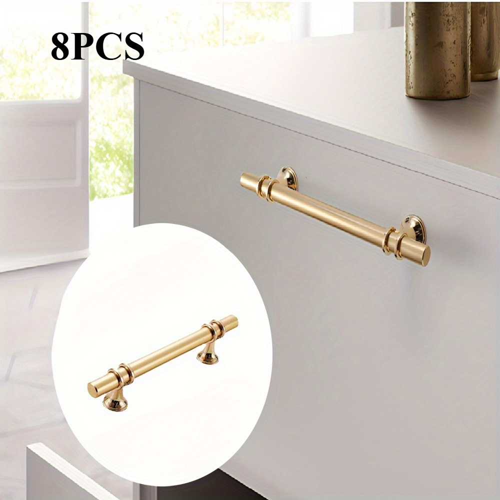 8pcs High end Golden handles,  - огляд і ціна Door Handle Bar