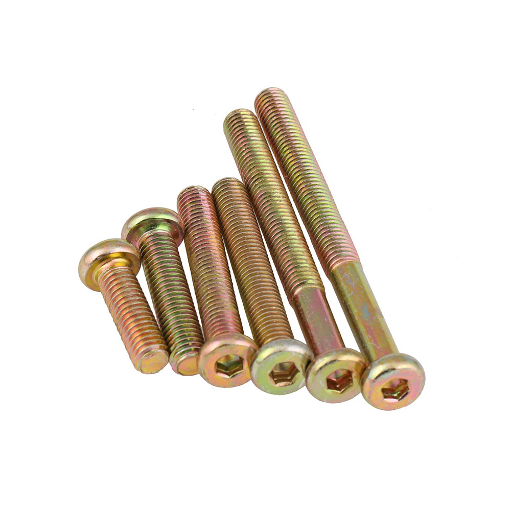 M6 Zinc Plated Hex Drive Allen - огляд і ціна Furniture Hardware Barrel Nut