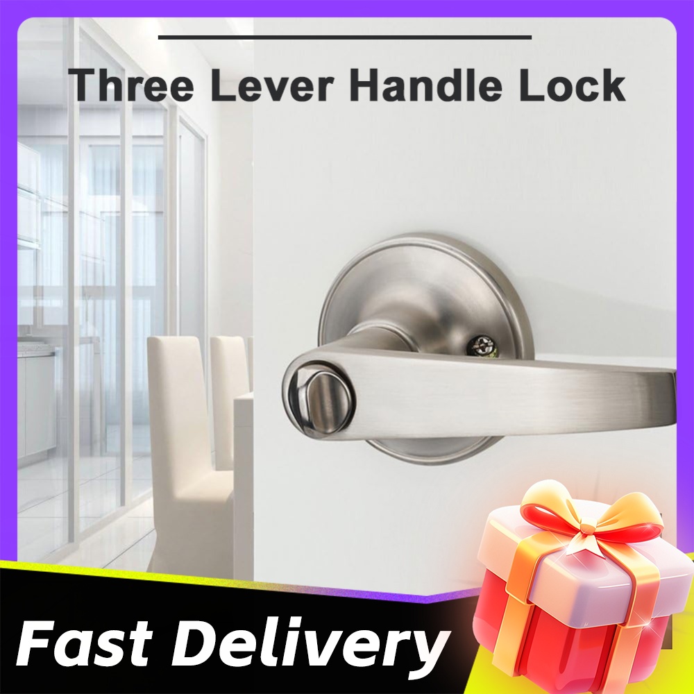 Door Lever Lock with 3 Keys En - огляд і ціна Door Handle Bar