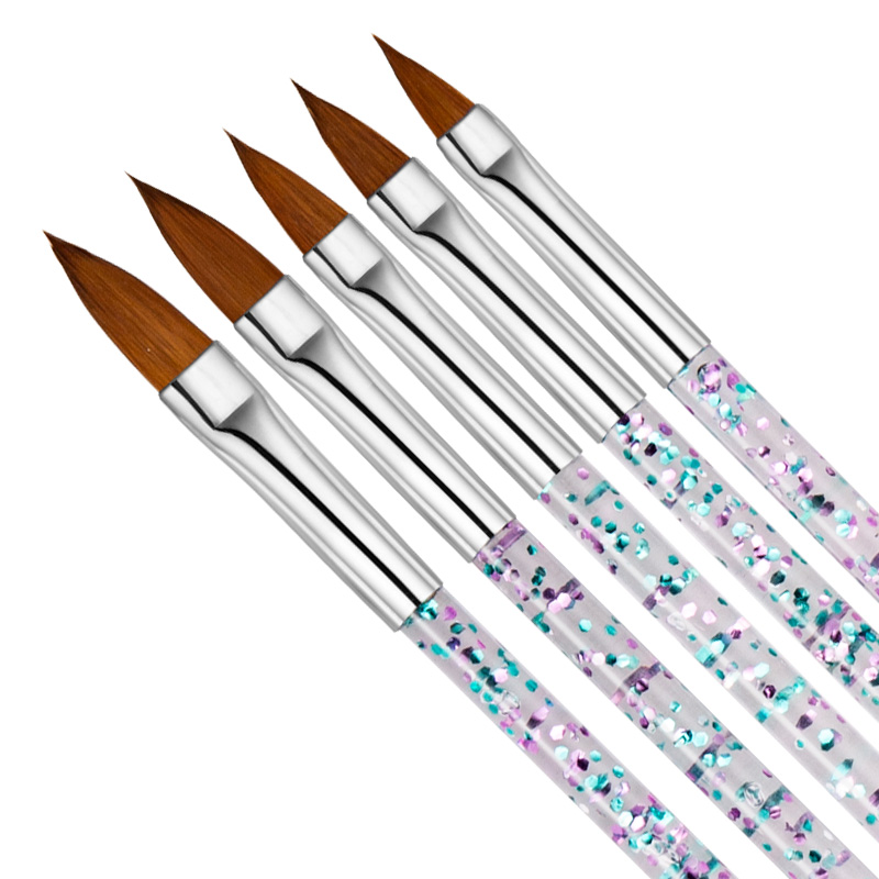 5PCS Nail Art Brushes Set UV G - огляд і ціна Furniture Hardware Nails
