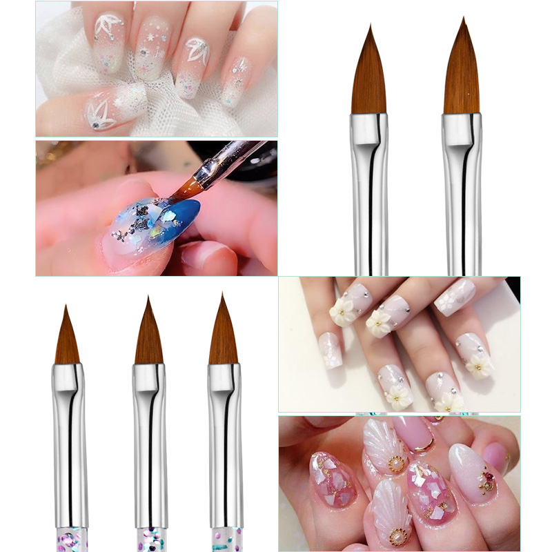 5PCS Nail Art Brushes Set UV G - огляд і ціна Furniture Hardware Nails