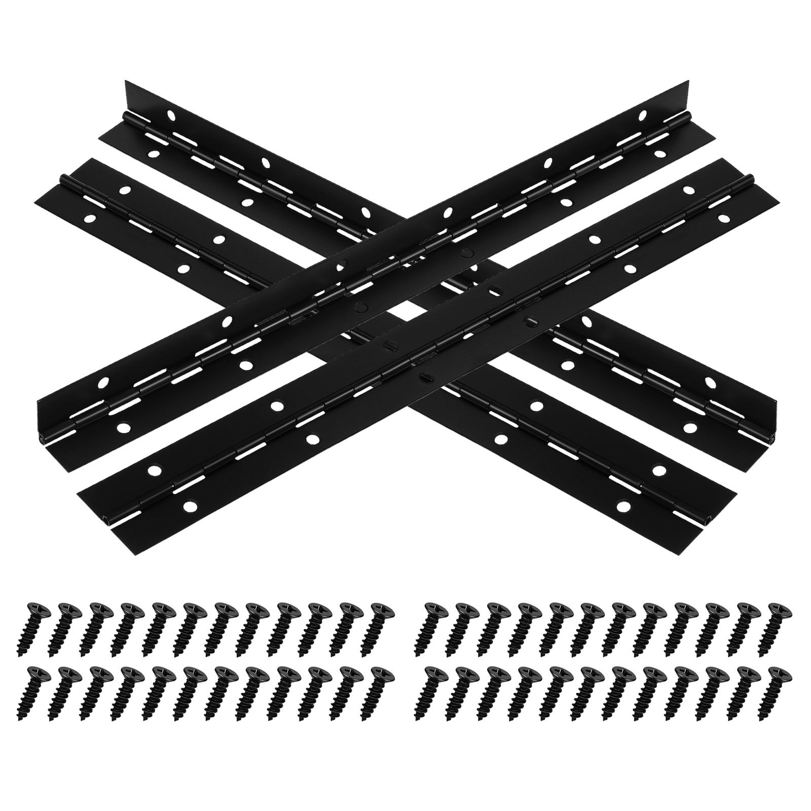 1Set Black Stainless Steel Hea - огляд і ціна Piano Hinge Continuous